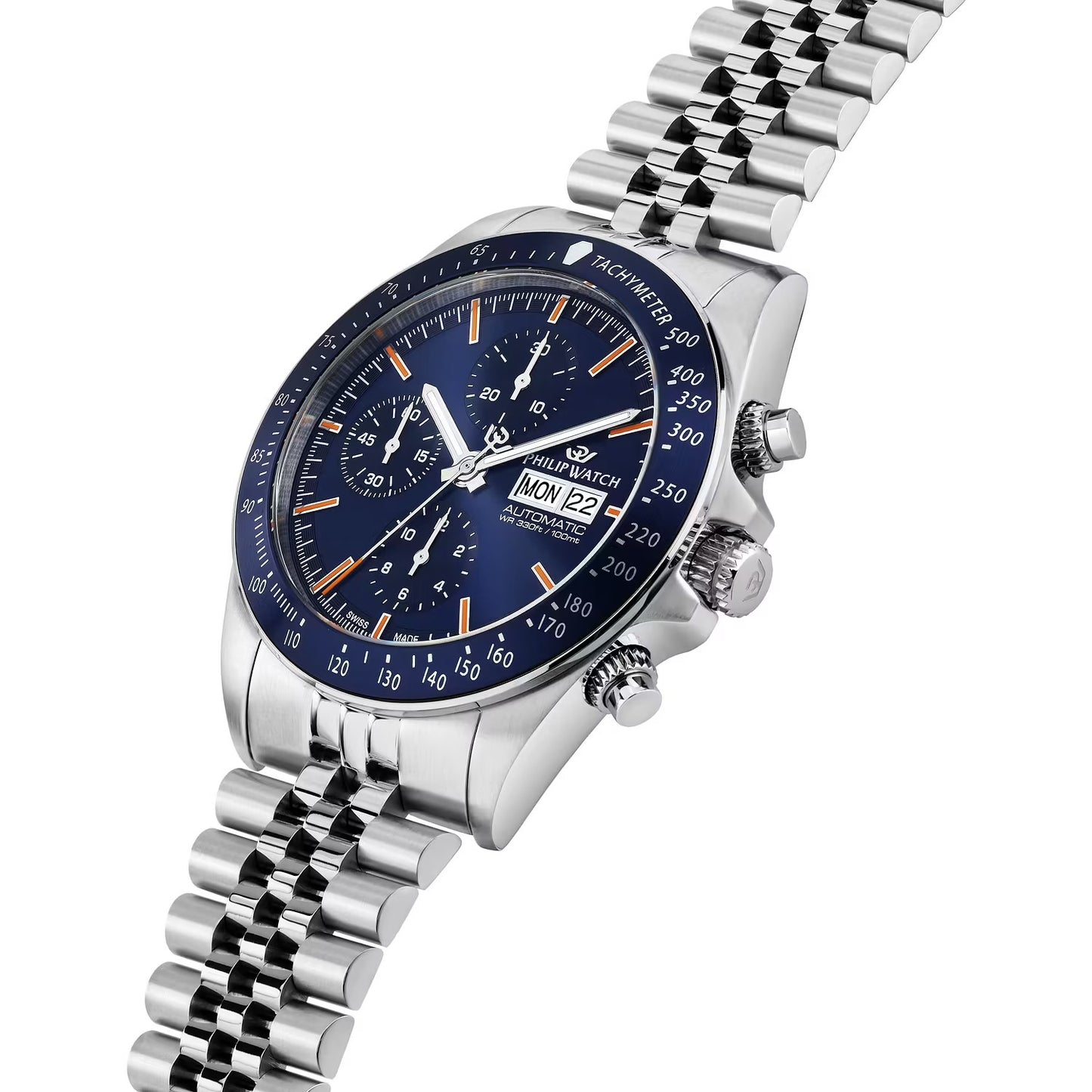 Orologio Automatico Cronografo Uomo Philip Watch Caribe - R8243607027