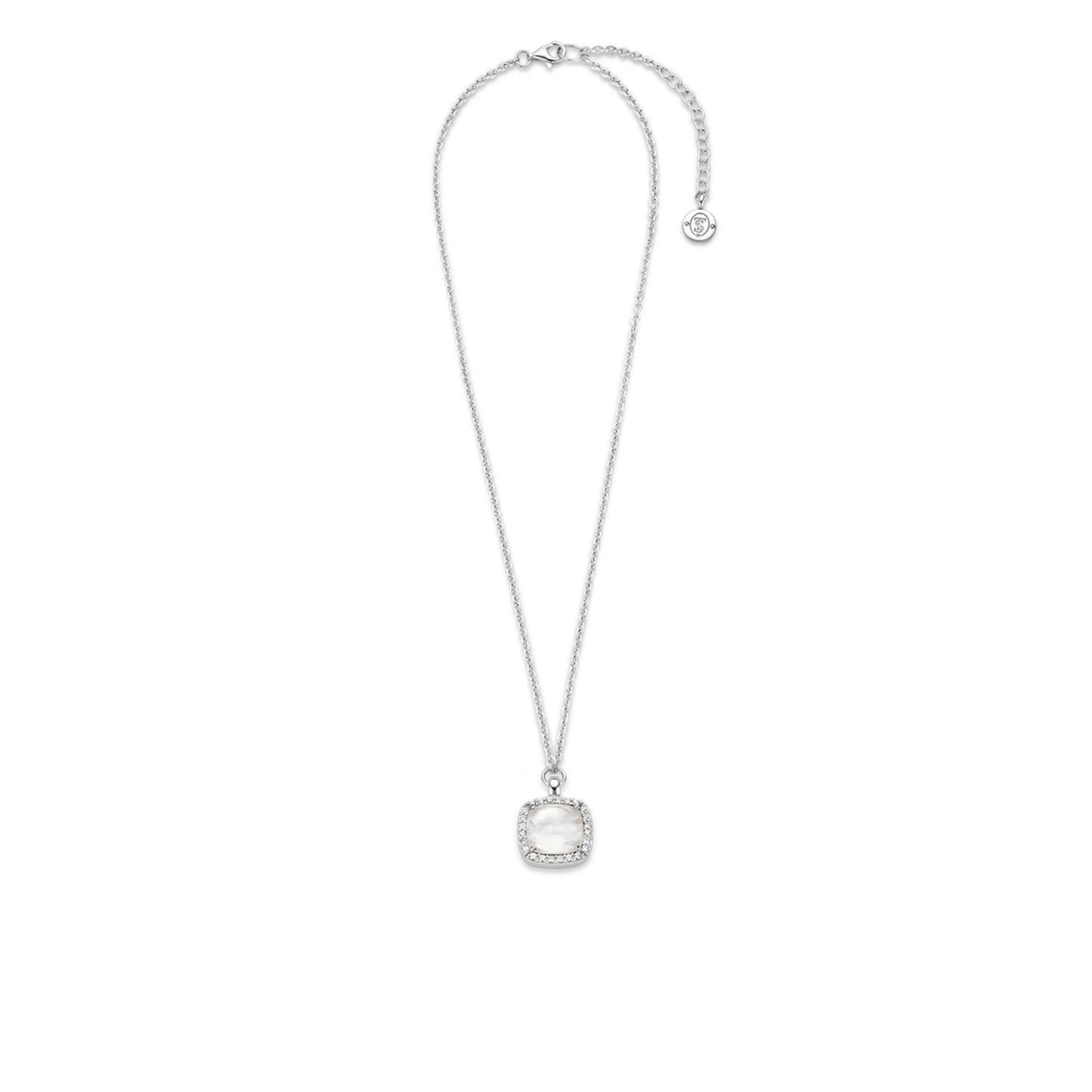 Collana Donna Ti Sento Milano Ciondolo Madreperla Sfaccettata - 3792MW/42