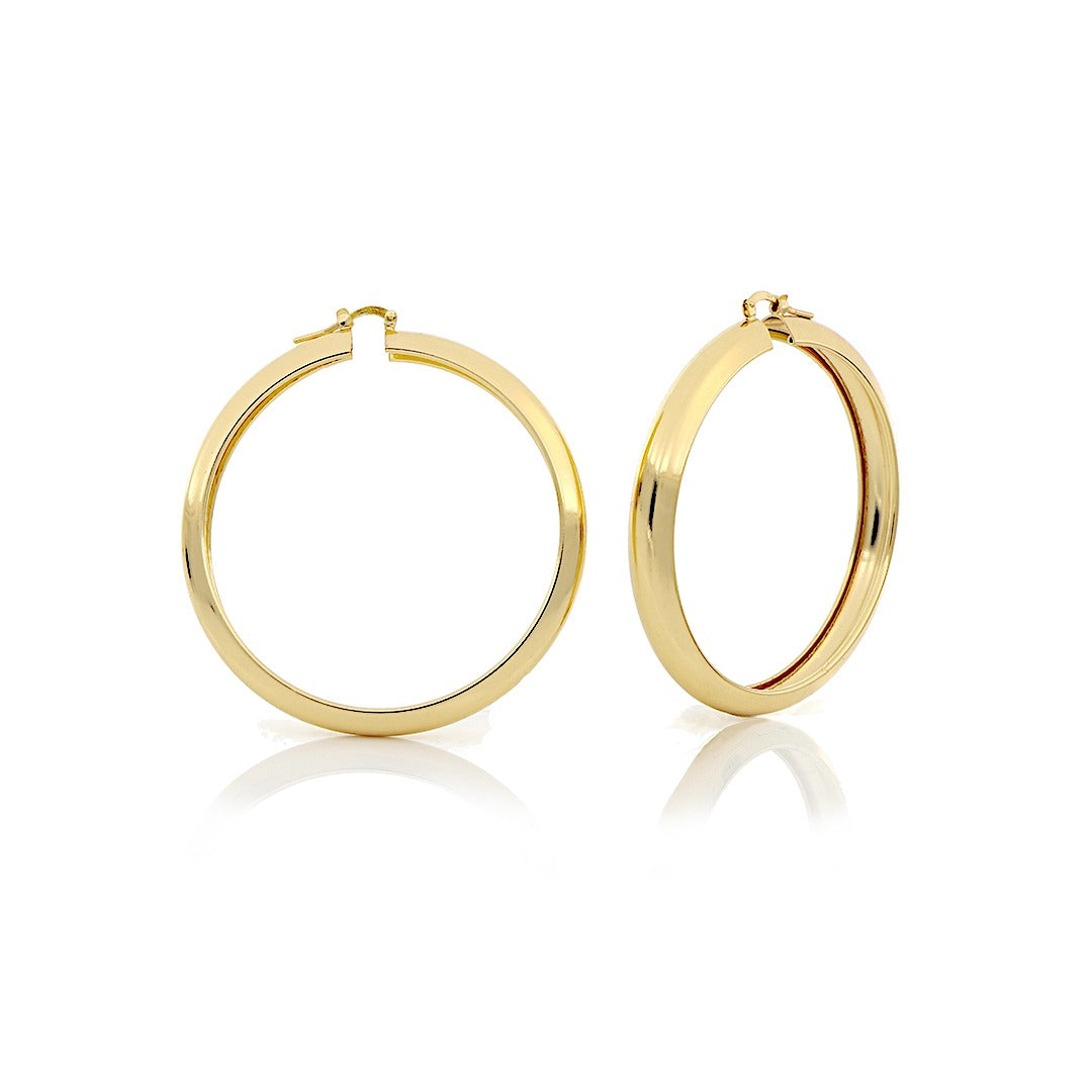 Orecchini Donna Unoaerre a Cerchio Bronzo Argentato o Dorato - 000EXO4299900