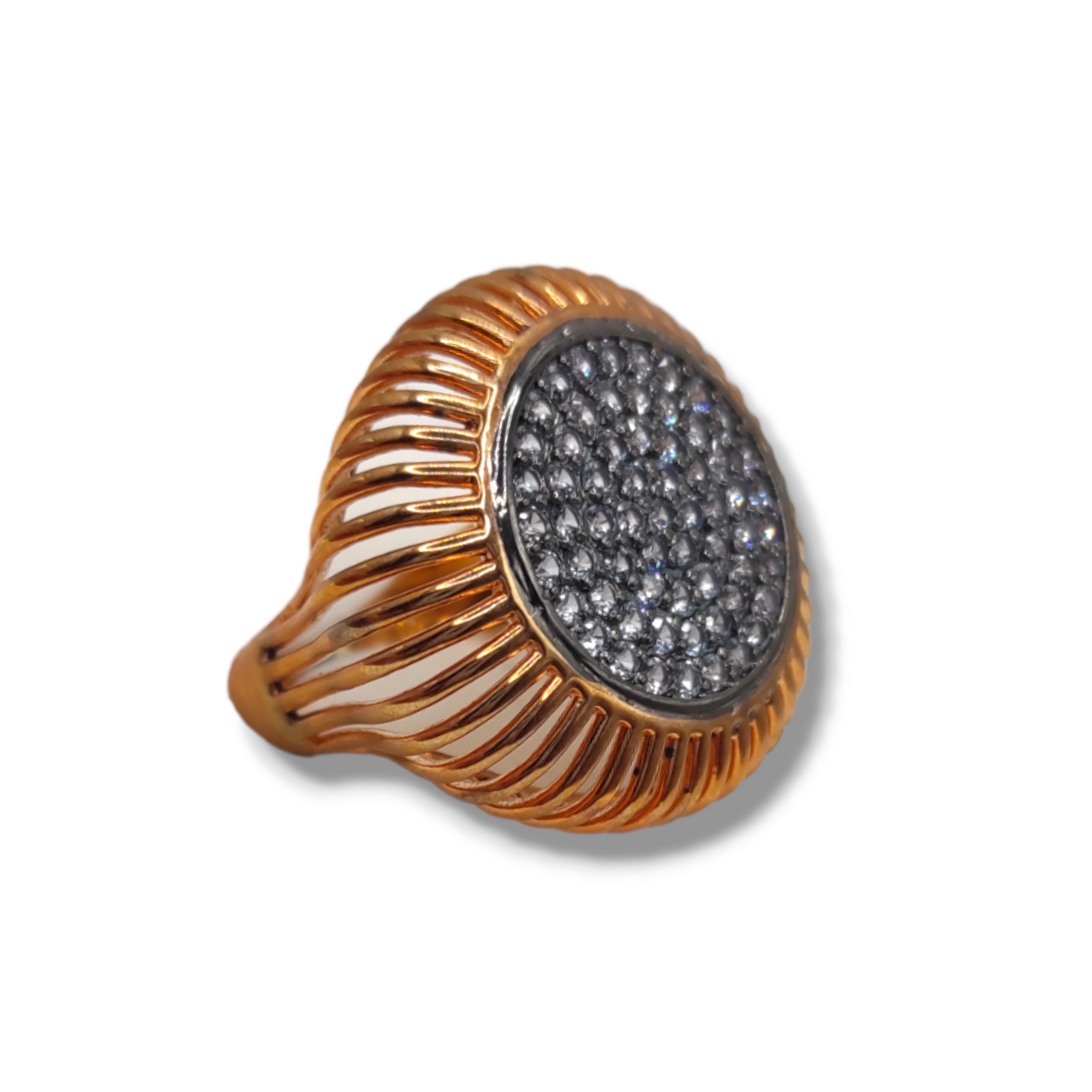 Anello Donna In Argento + Antracite