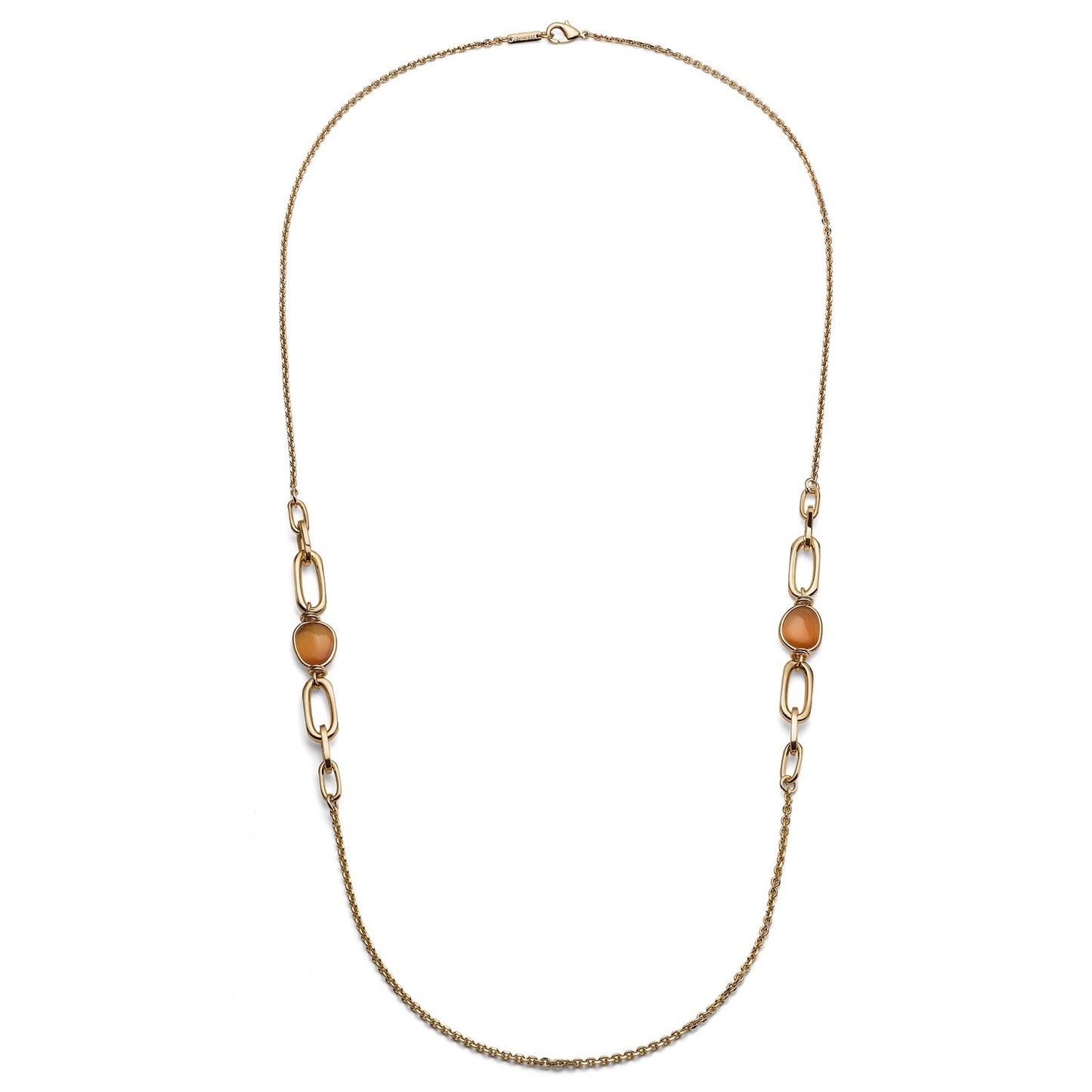 Collana Lunga Donna Pietre Occhio di Gatto Unoaerre - 014EXH0064000