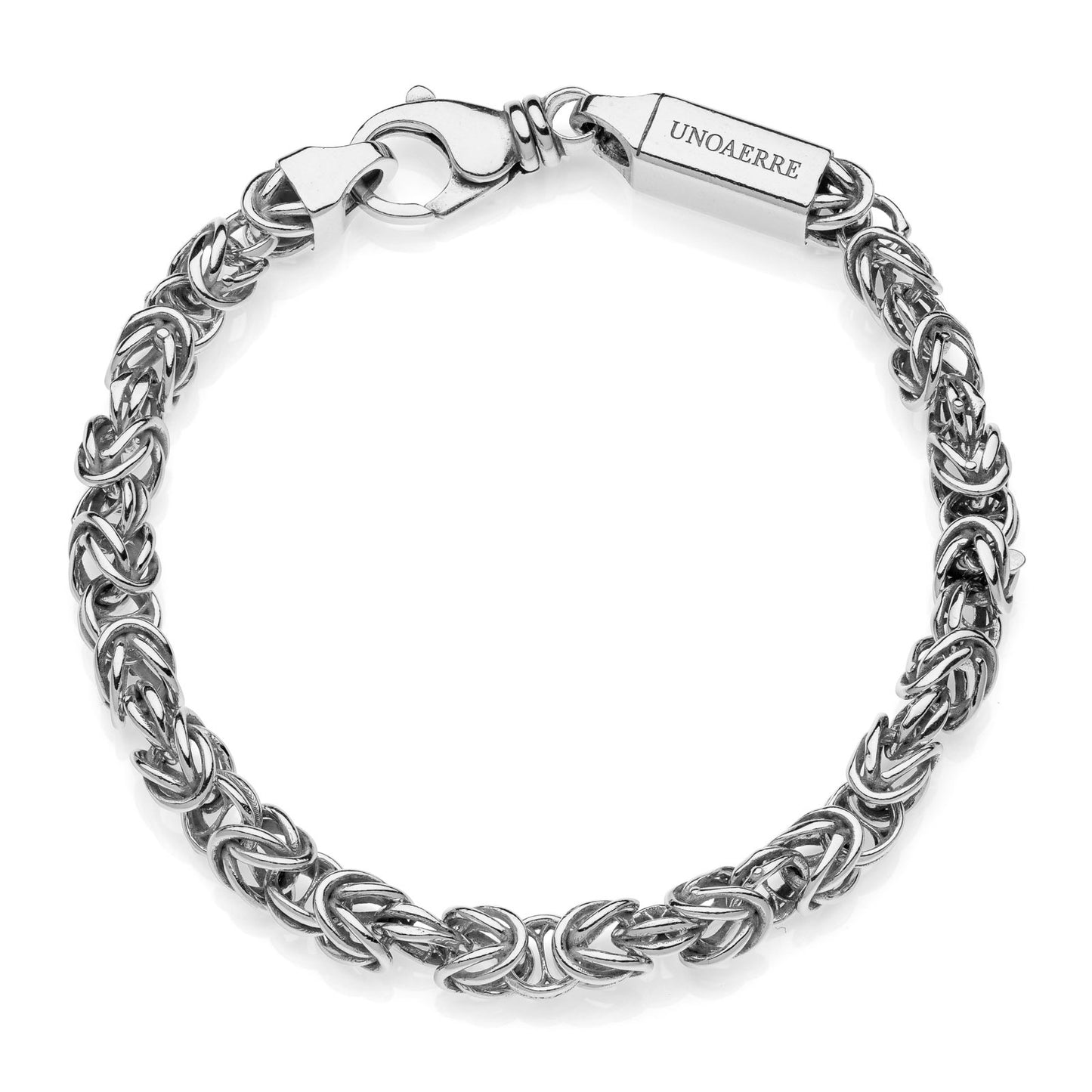 Bracciale Uomo Unoaerre Argento Maglia Bizzantina - 700YHH1903170 -