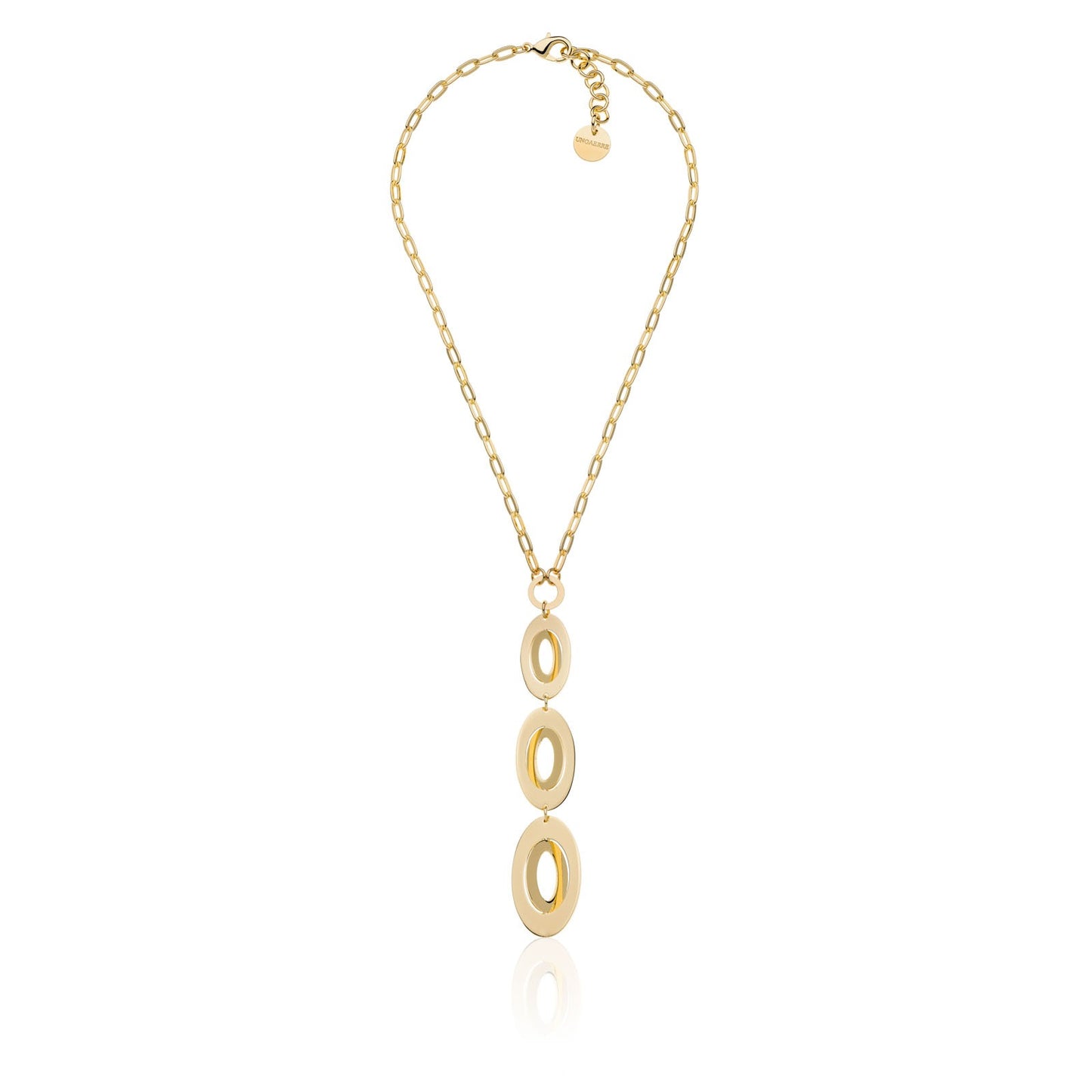 Collana Donna Unoaerre Catena Ovale Dinamica a Y - 016EXH0084000
