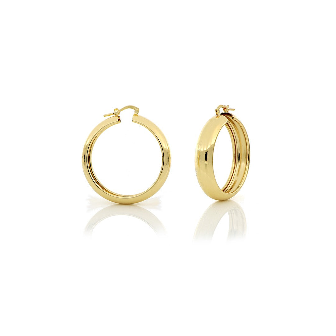 Orecchini Donna Unoaerre a Cerchio Bronzo Argentato o Dorato - 000EXO4299900