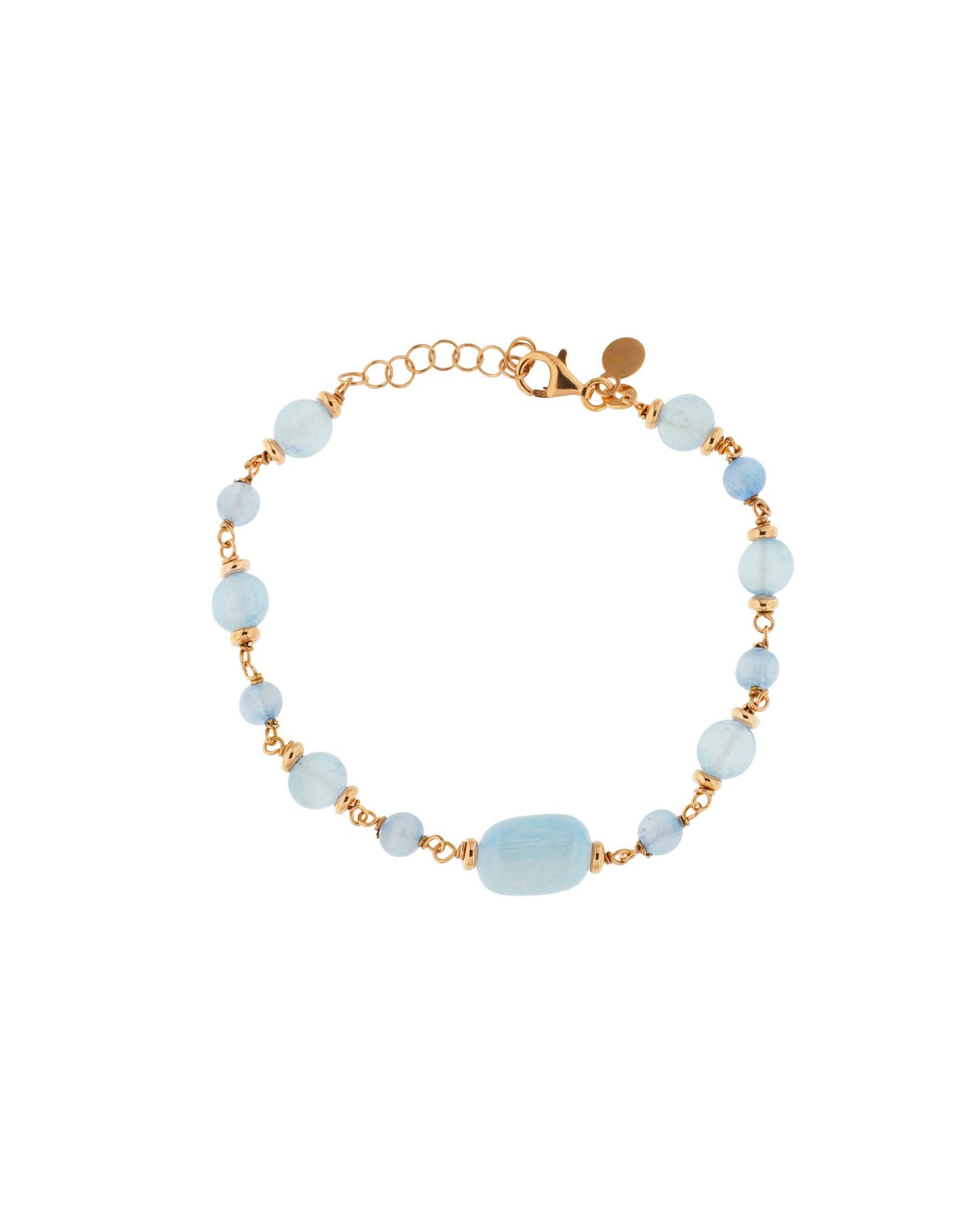 Bracciale Donna Selenite Azzurra Alisei Gioielli - B388