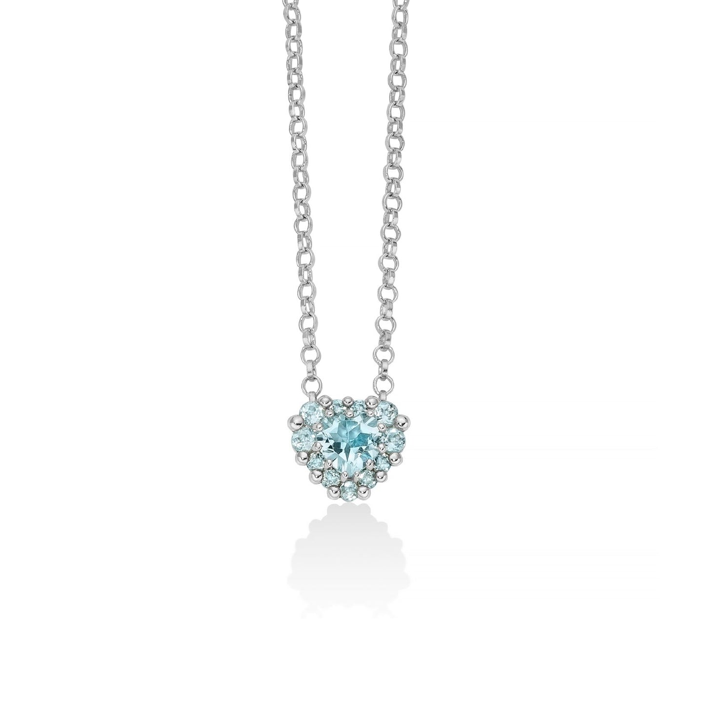 Collana Donna Miluna Cuore Gemma del Cielo - CLD4802