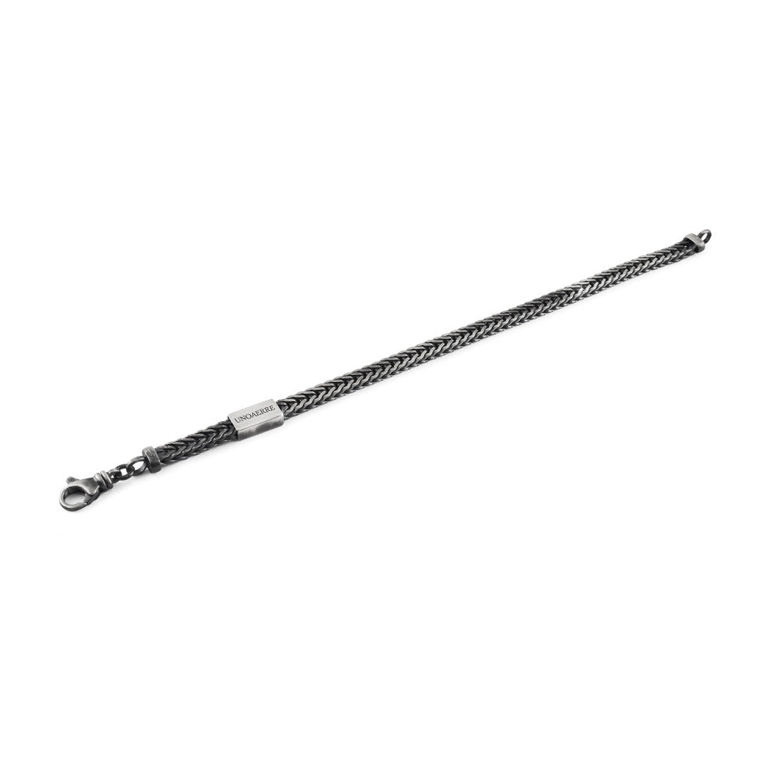 Bracciale Uomo Unoaerre Argento Coda di Volpe - 700YHH0323106 -