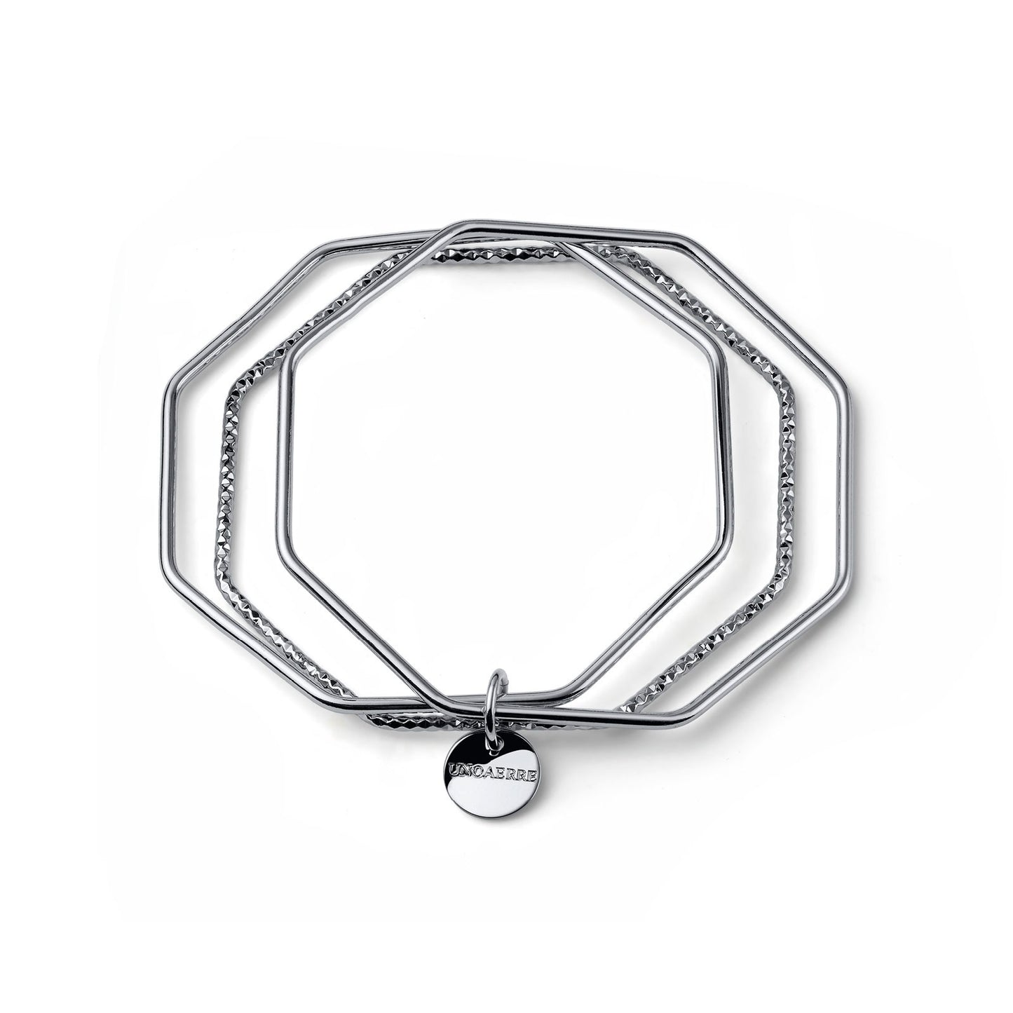 Bracciale Donna 3 Bangle Ottagonali Unoaerre - 000EXB5430000