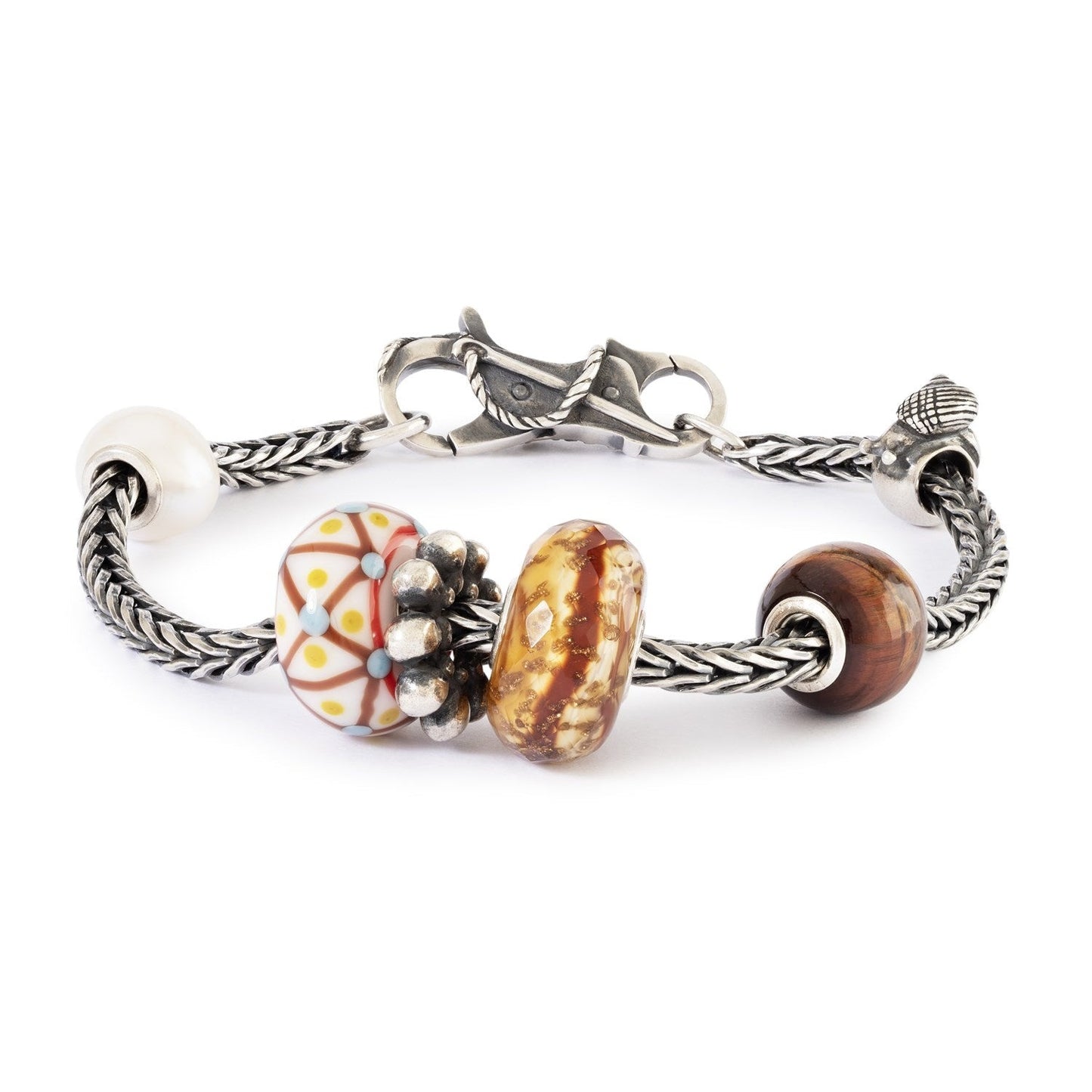 Occhio di Tigre Rosso Rotondo Trollbeads - TSTBE-00044