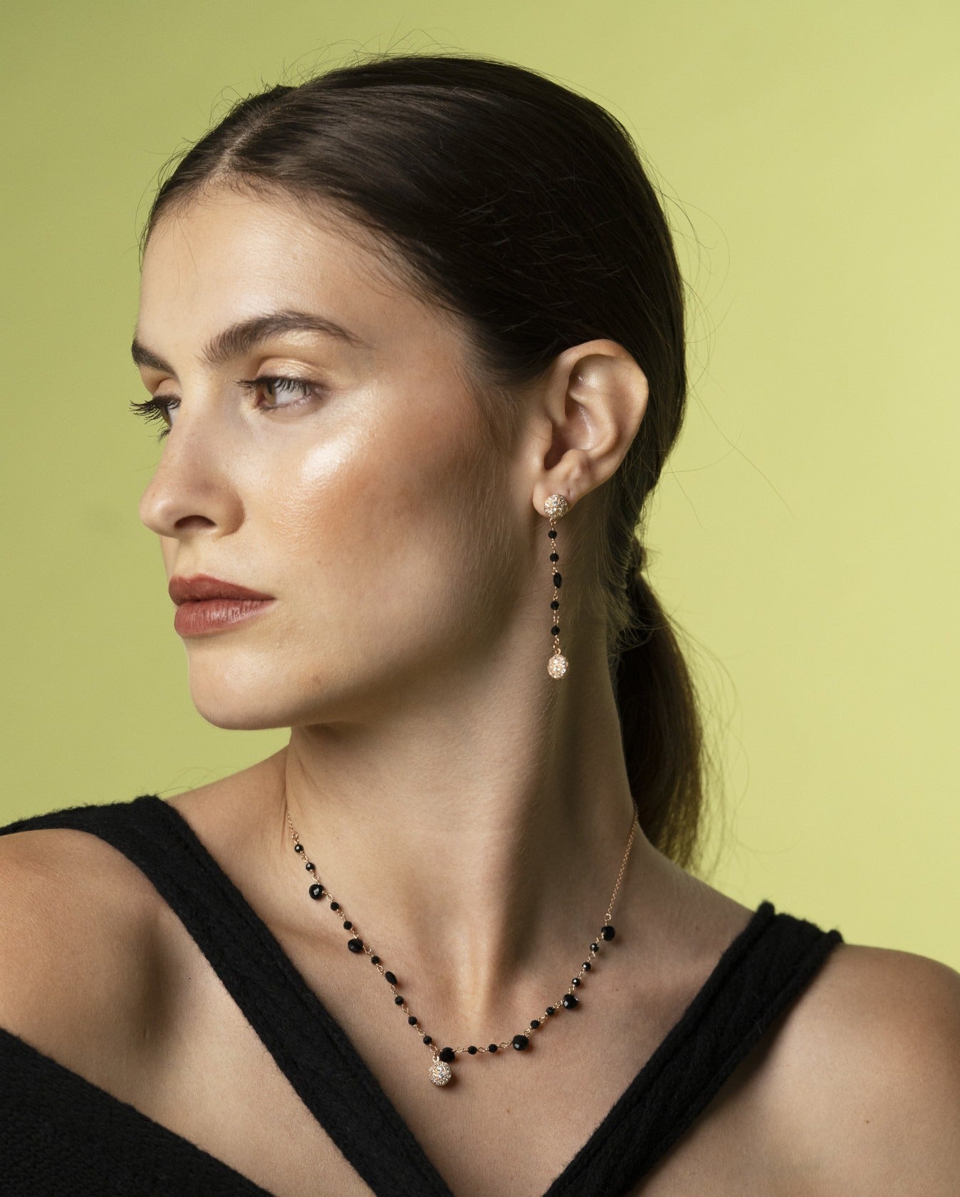 Collana Donna Pietre Naturali e Pavè Alisei Gioielli - C304