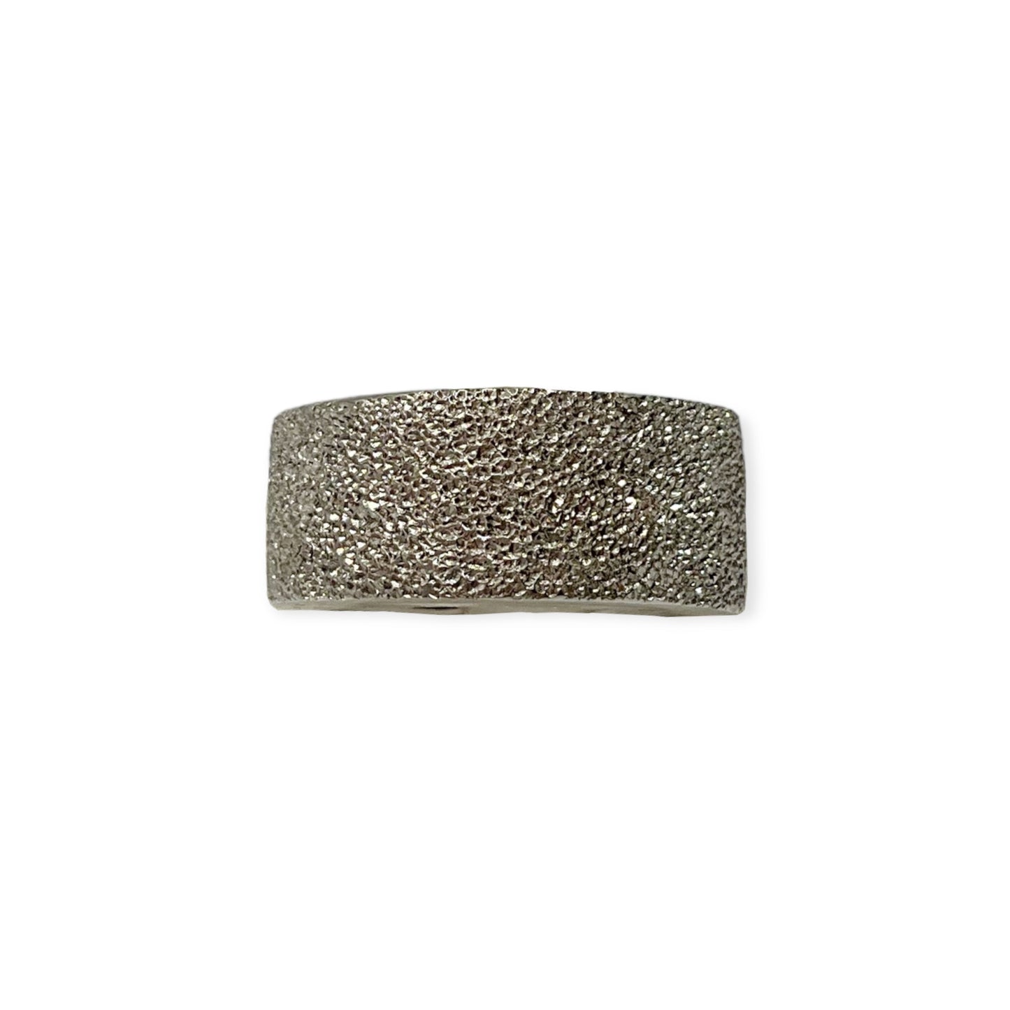 Anello a Fascia Donna Sabbiato in Argento - AA010434