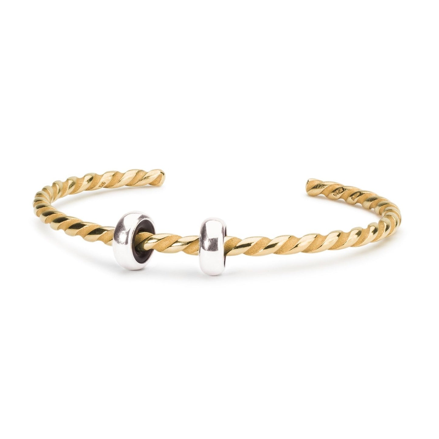 Bangle a Spirale Placato Oro Trollbeads - TGPBA-00007