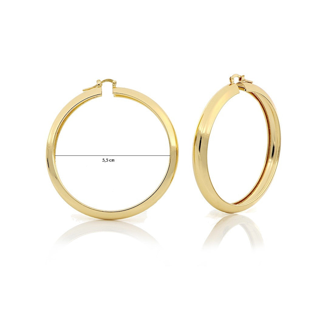 Orecchini Donna Unoaerre a Cerchio Bronzo Argentato o Dorato - 000EXO4299900