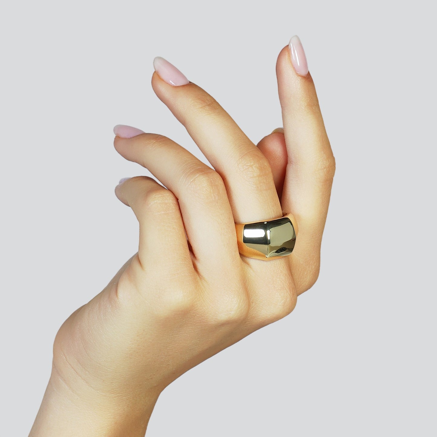 Anello a Fascia Geometrica Donna Unoaerre- 016EXA0040000