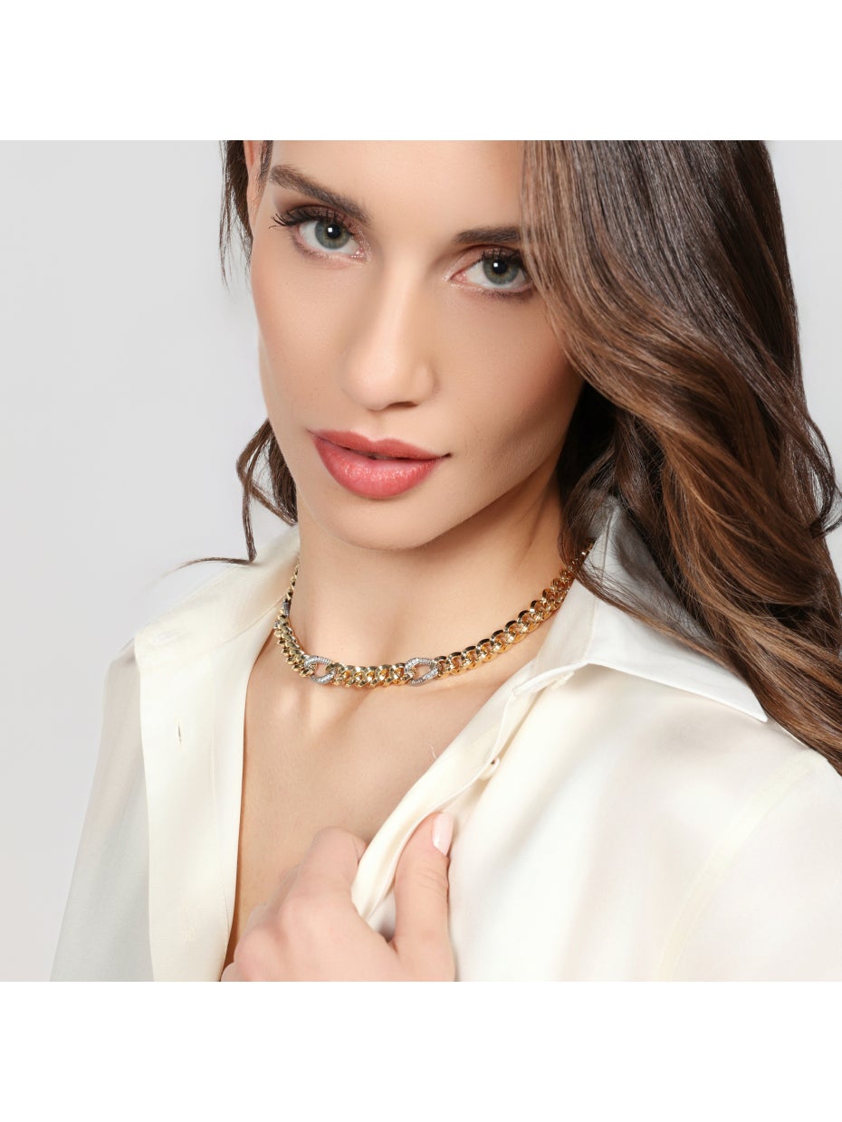 Collana Donna Unoaerre Grumetta con Cristalli - 000EXH5784000