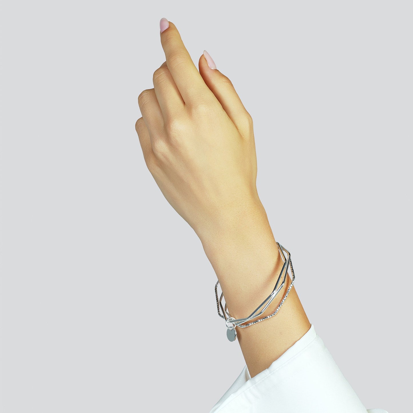 Bracciale Donna 3 Bangle Ottagonali Unoaerre - 000EXB5430000