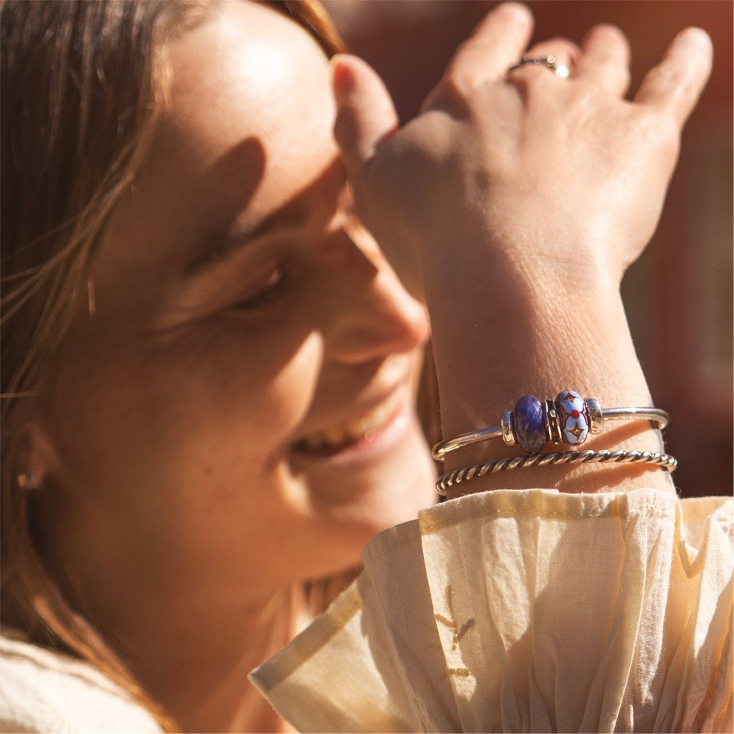 Luce di Porcellana Azzurra Trollbeads - TGLBE-00251