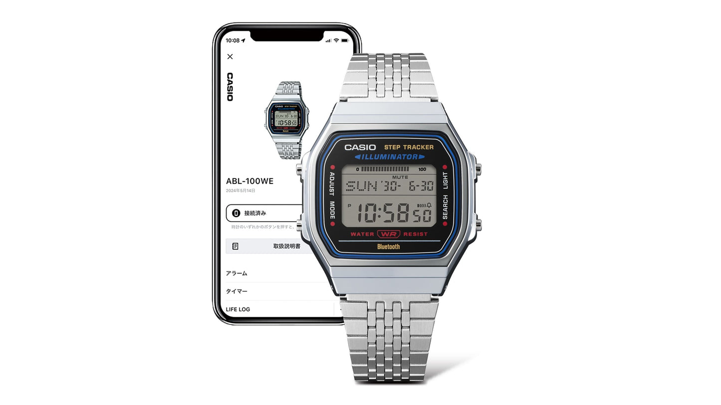 Orologio Unisex Casio Vintage Illuminator Bluetooth - ABL-100WE-1AEF