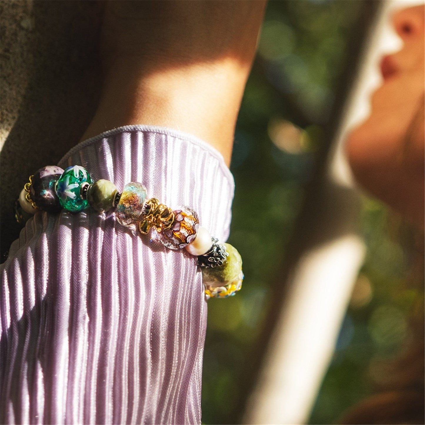 Tulipani dell'Ottimismo, Placcato Oro Trollbeads - TGPBE-40001