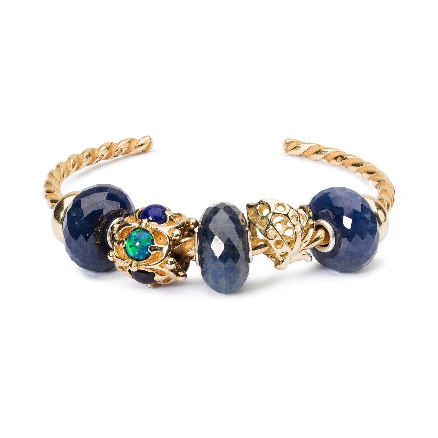 Bangle a Spirale Placato Oro Trollbeads - TGPBA-00007