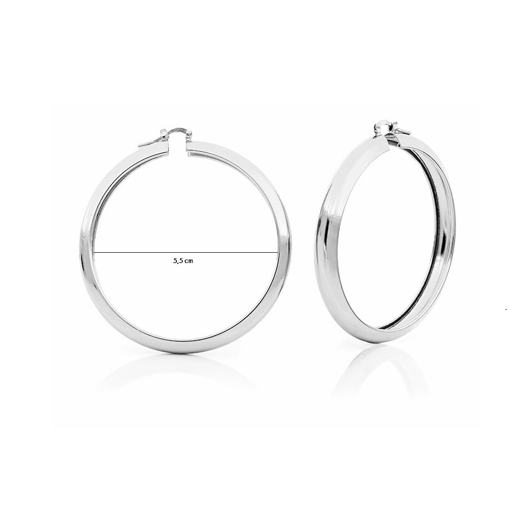 Orecchini Donna Unoaerre a Cerchio Bronzo Argentato o Dorato - 000EXO4299900