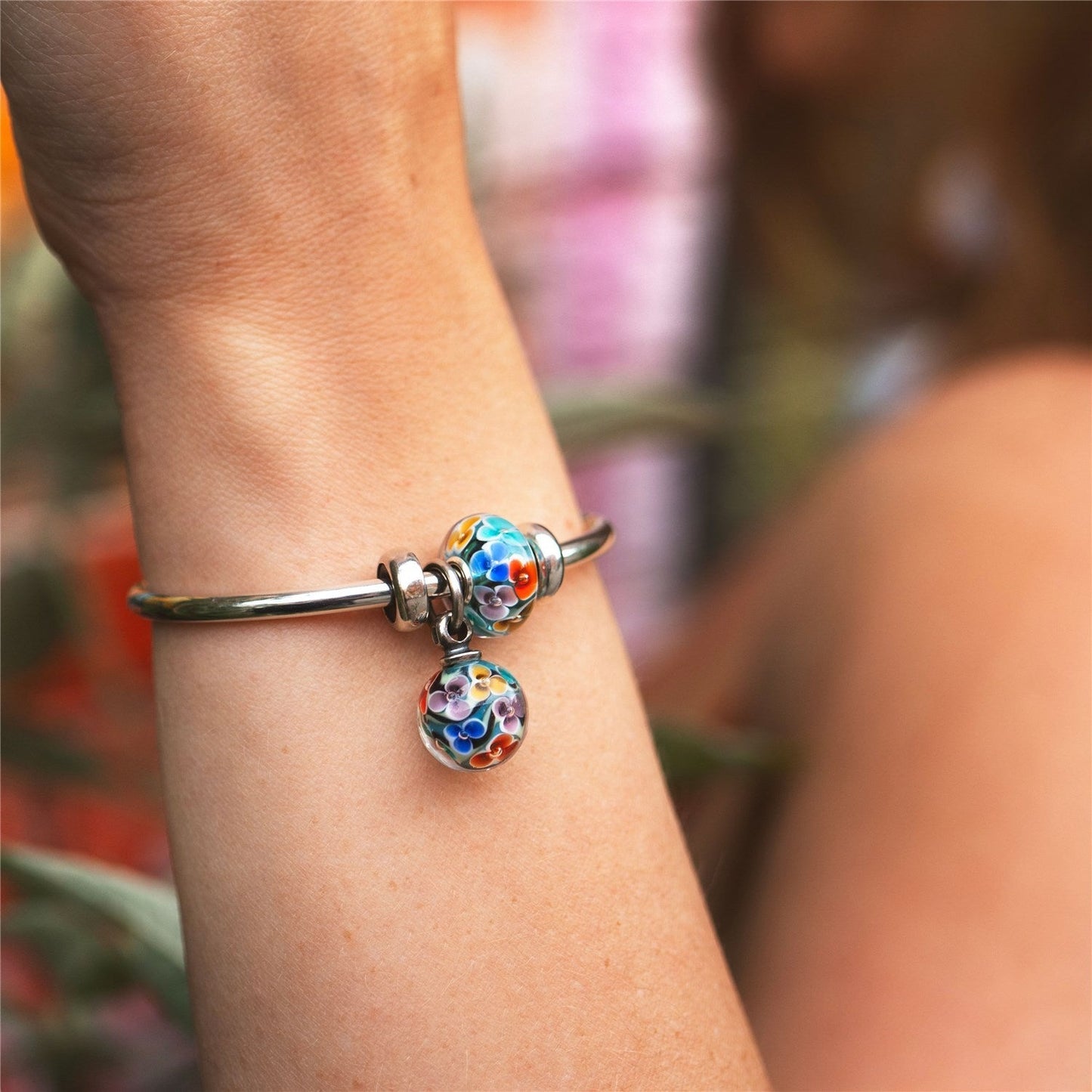 Sogno in Fiore Trollbeads - TGLBE-10225 Edizione Limitata