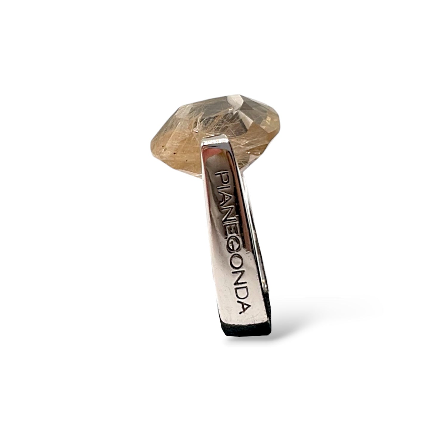 Anello Donna Argento Quarzo Giallo - A0390
