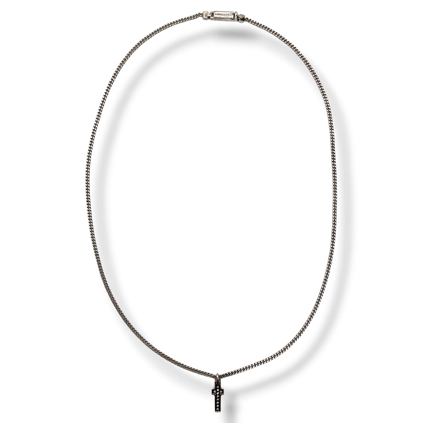 Collana Groumette Croce con Brillanti Uomo Pianegonda Glitter - CA031204