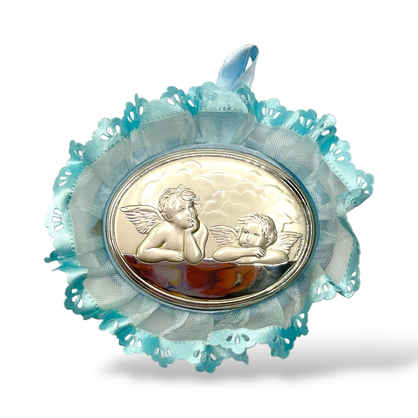 Medaglione Sopraculla Angeli di Raffaello Ovale con Pizzo Valenti - 1738RA