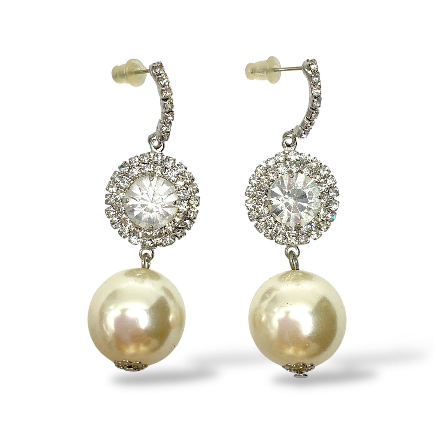 Orecchini Pendenti Donna con Cristalli e Perla Ottaviani Bijoux - 490257