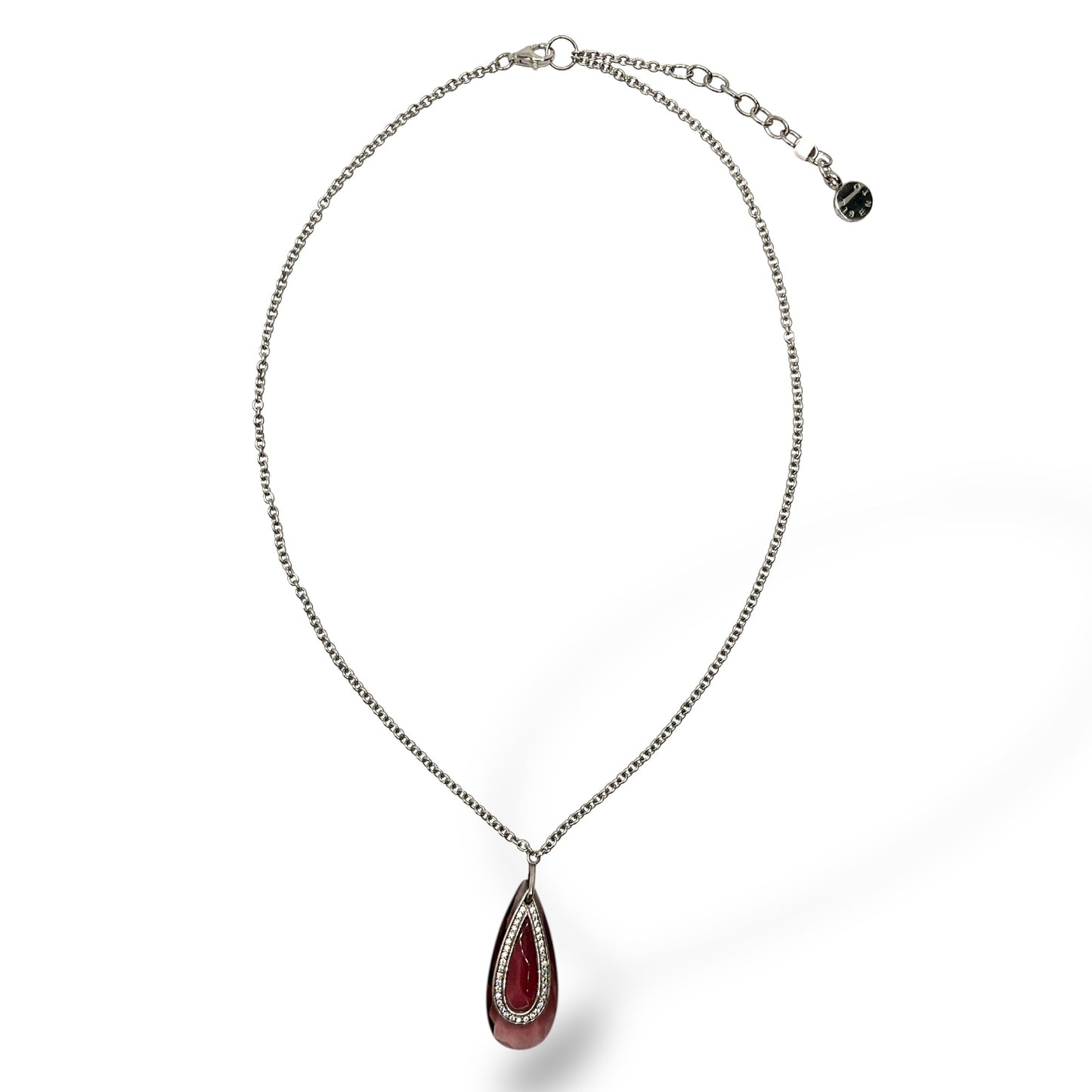 Collana Donna Ti Sento Milano Goccia Bordeaux - 3787AU