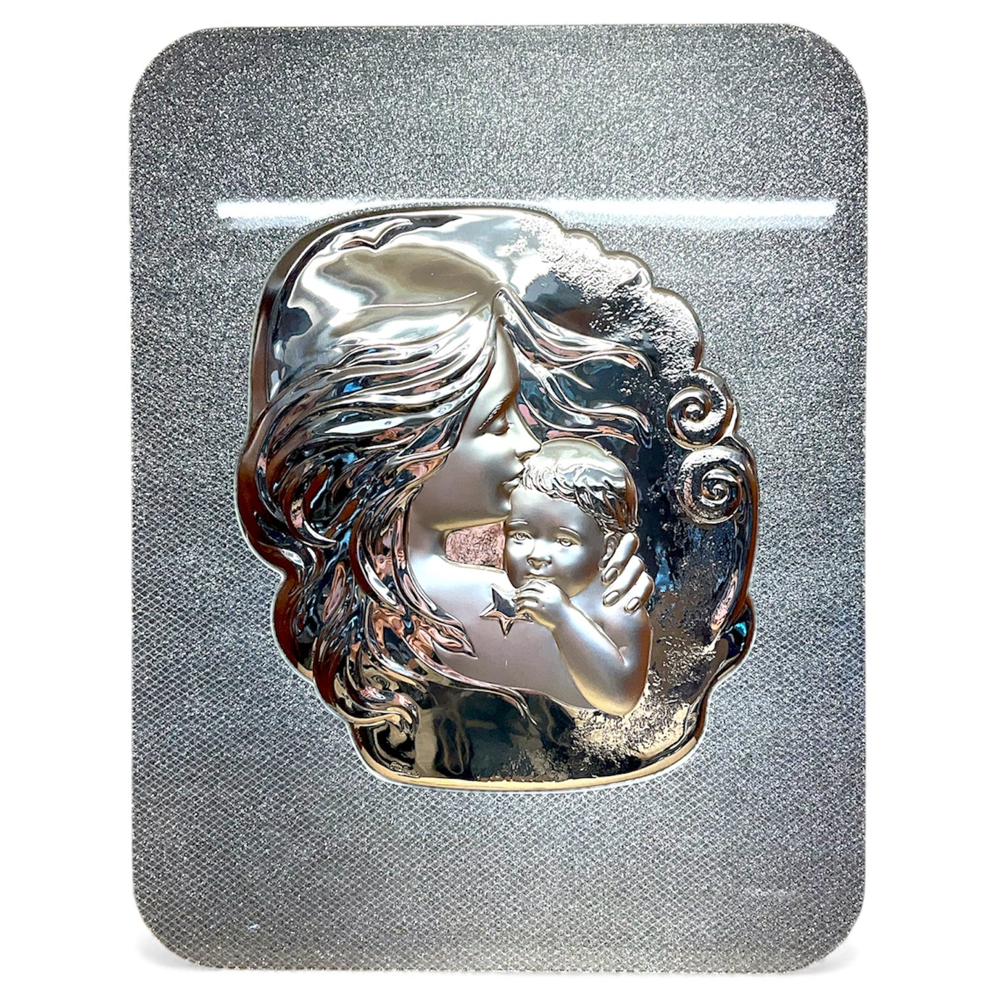 Quadro Madonna con Bambino Ottaviani Stella Glitter - 27422X