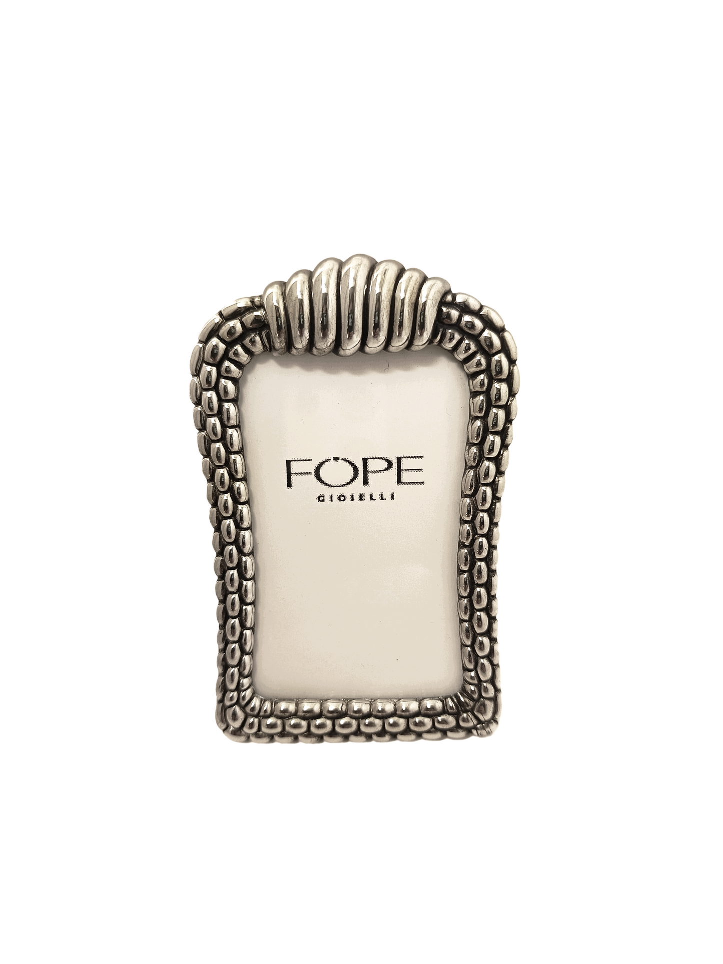 Cornice Portafoto In Argento Brunito Fope - FC02AG