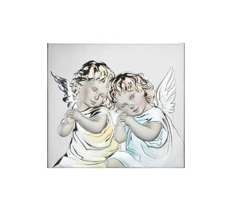 Quadro In Legno Con Angeli - 453440