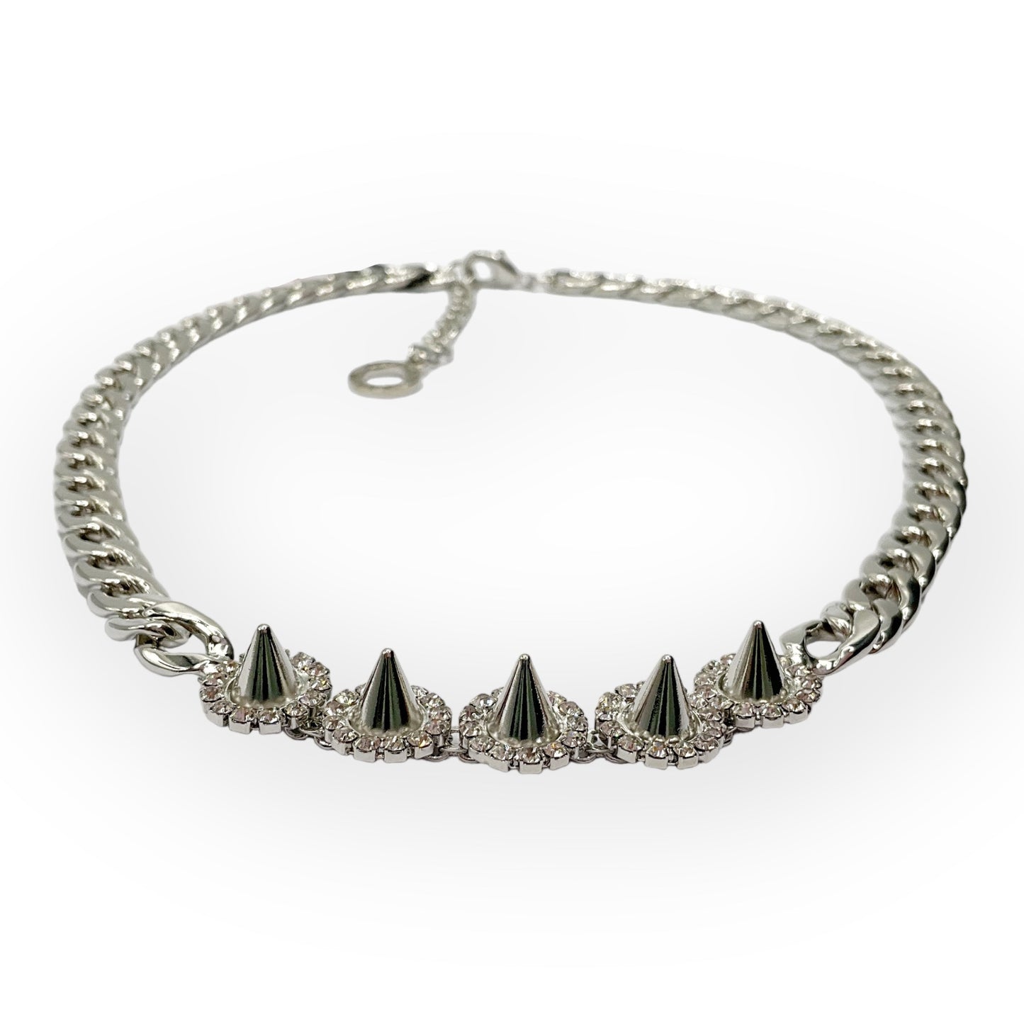 Collana Donna Groumette Zirconi e Borchie Ottaviani Bijoux - 480458