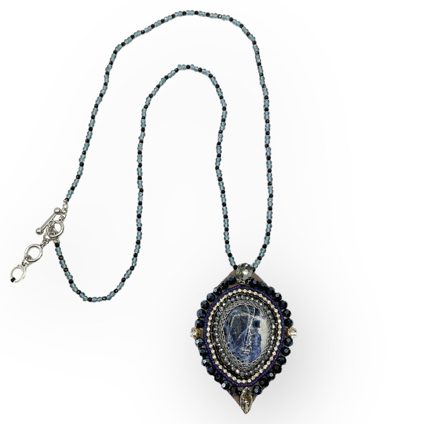 Collana Lunga Donna Ciondolo Grande Pietra Dura Ottaviani Bijoux - 480014