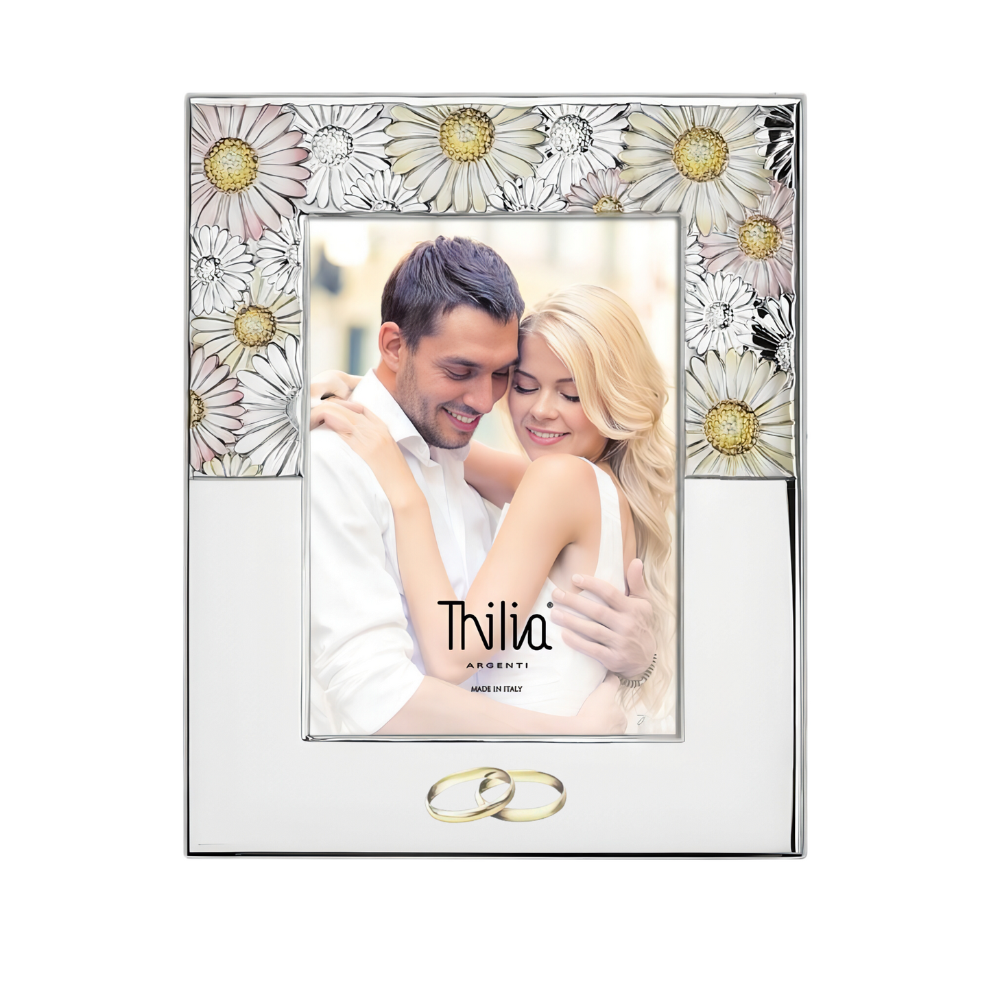 Cornice Portafoto In Argento Thilia - TH118