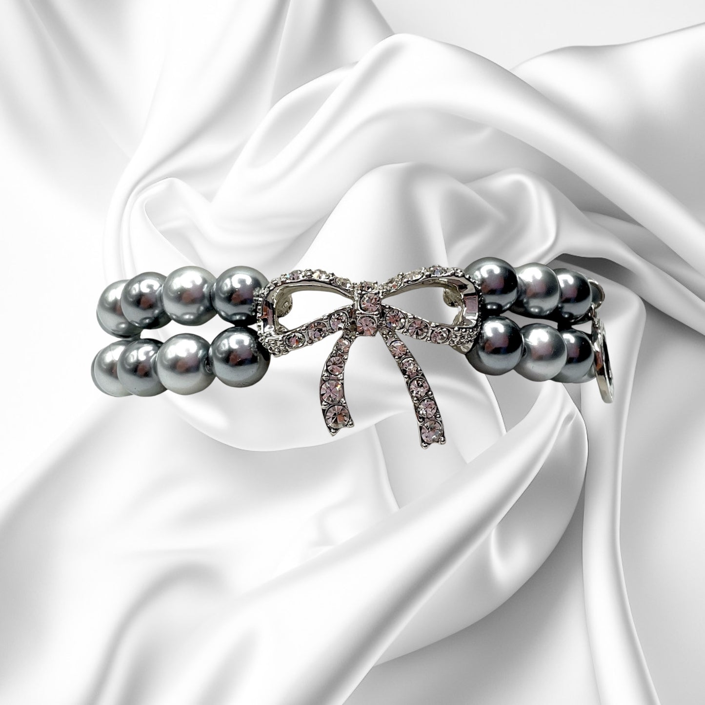Bracciale Donna Perle e Fiocco di Cristalli Ottaviani Bijoux - 470826