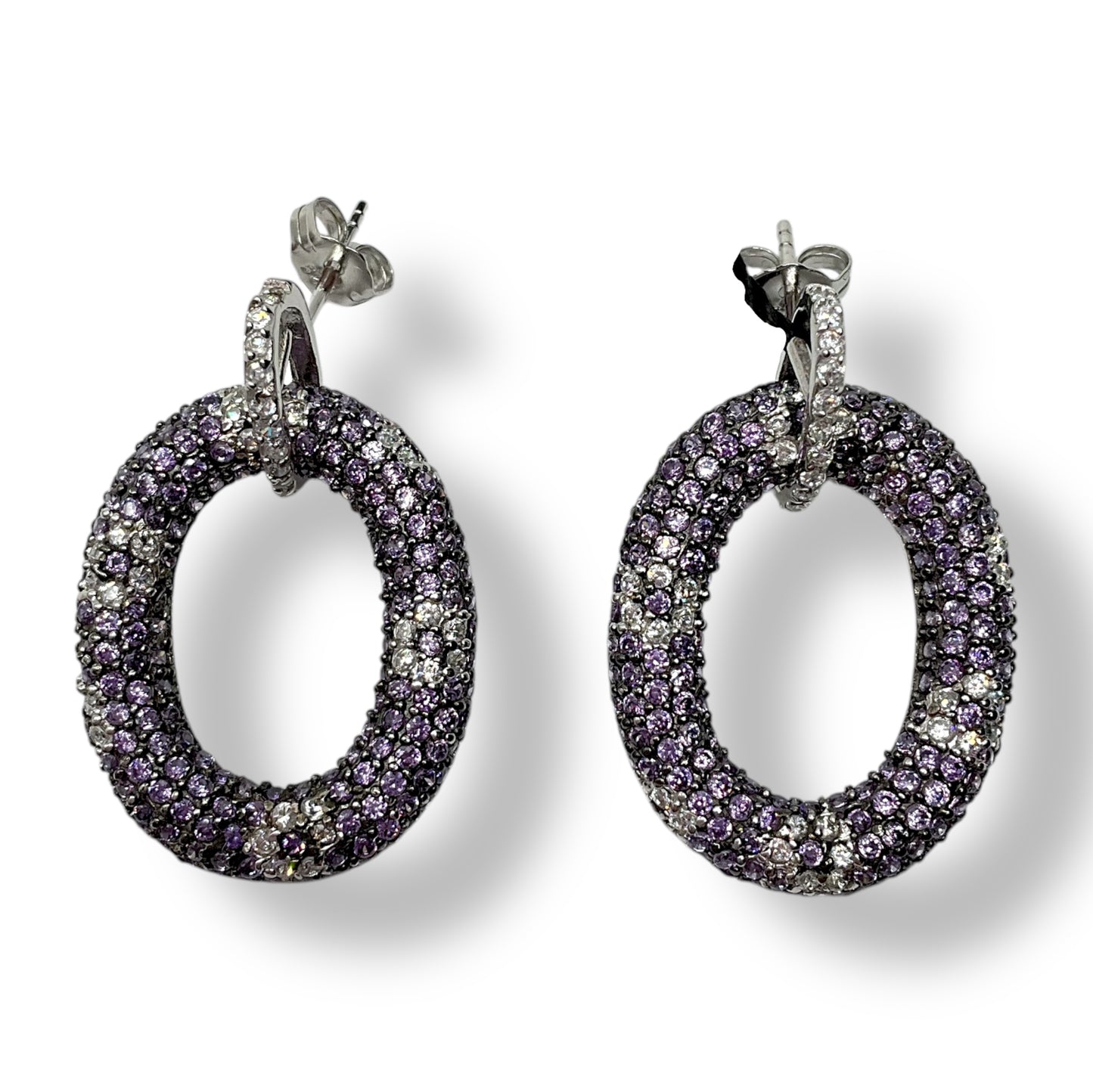 Orecchini Donna Pietre Viola Ottaviani Bijoux - 49906