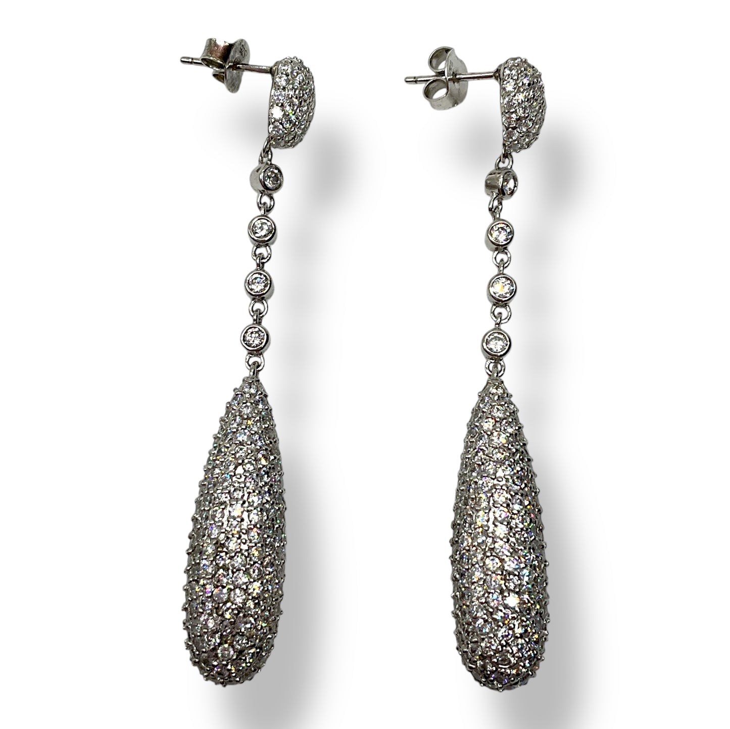Orecchini Pendenti Donna Goccia di Zirconi Ottaviani Bijoux - 49842