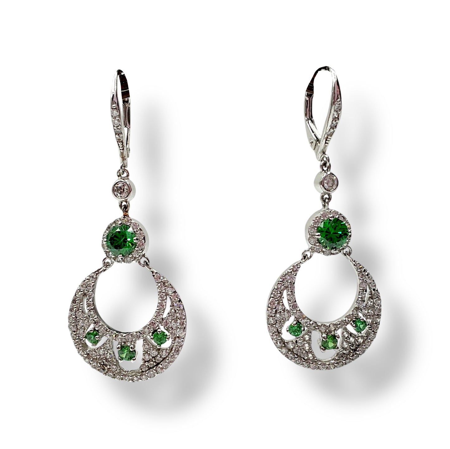 Orecchini Pendenti Donna Pietre Verdi Ottaviani Bijoux - 49567B