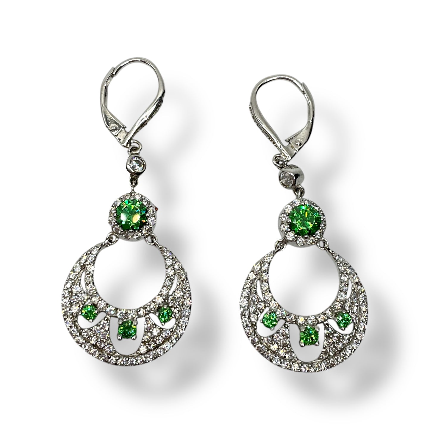 Orecchini Pendenti Donna Pietre Verdi Ottaviani Bijoux - 49567B