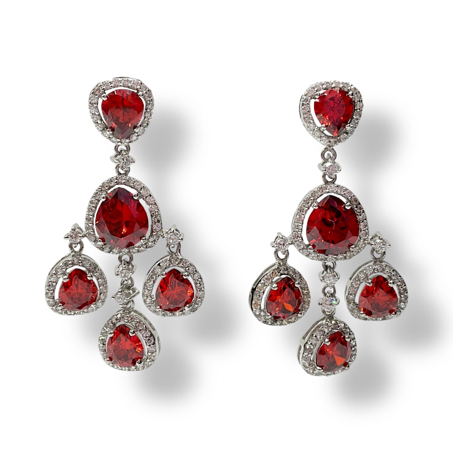 Orecchini Pendenti Donna Pietre Rosse Ottaviani Bijoux - 49911