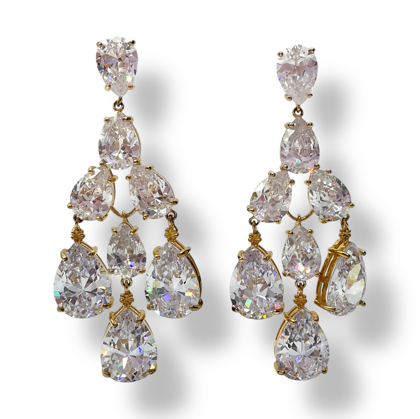 Orecchini Pendenti Donna con Zirconi Ottaviani Bijoux - 49917