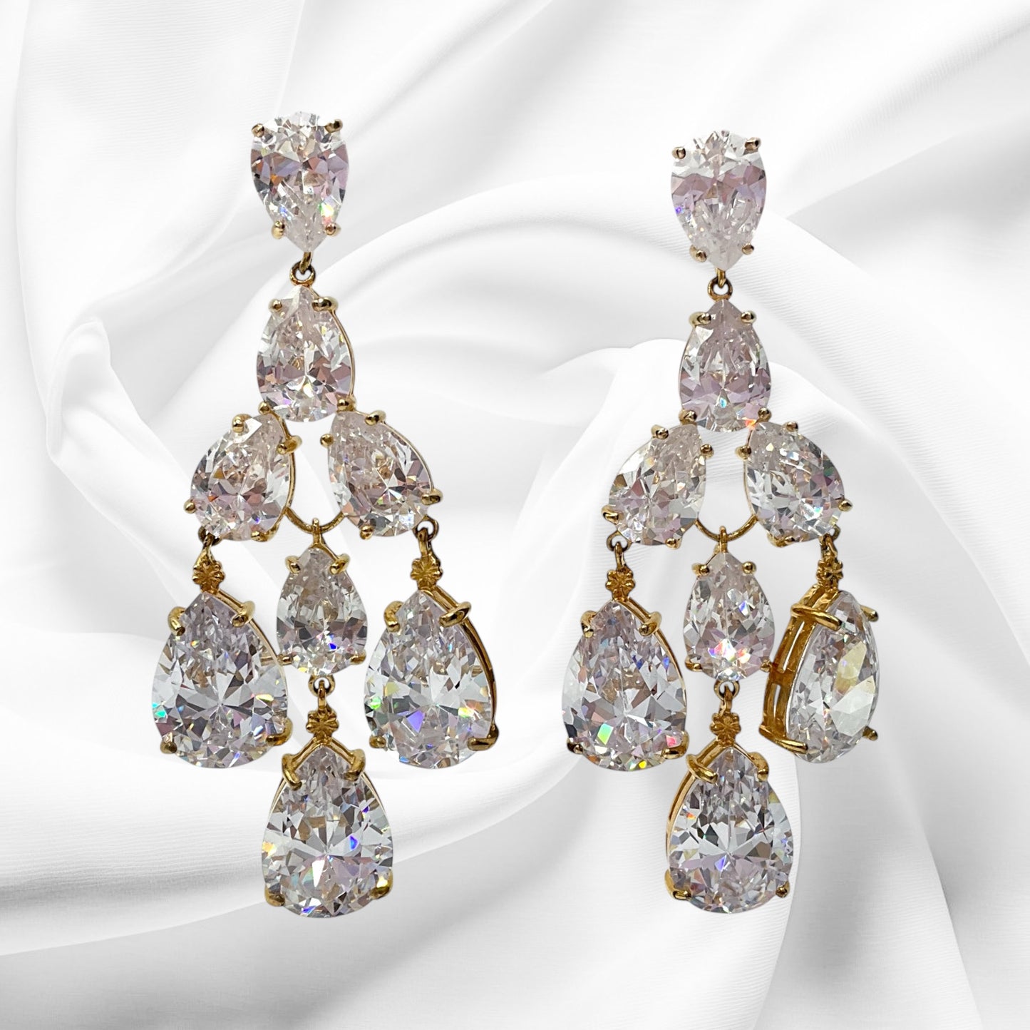 Orecchini Pendenti Donna con Zirconi Ottaviani Bijoux - 49917
