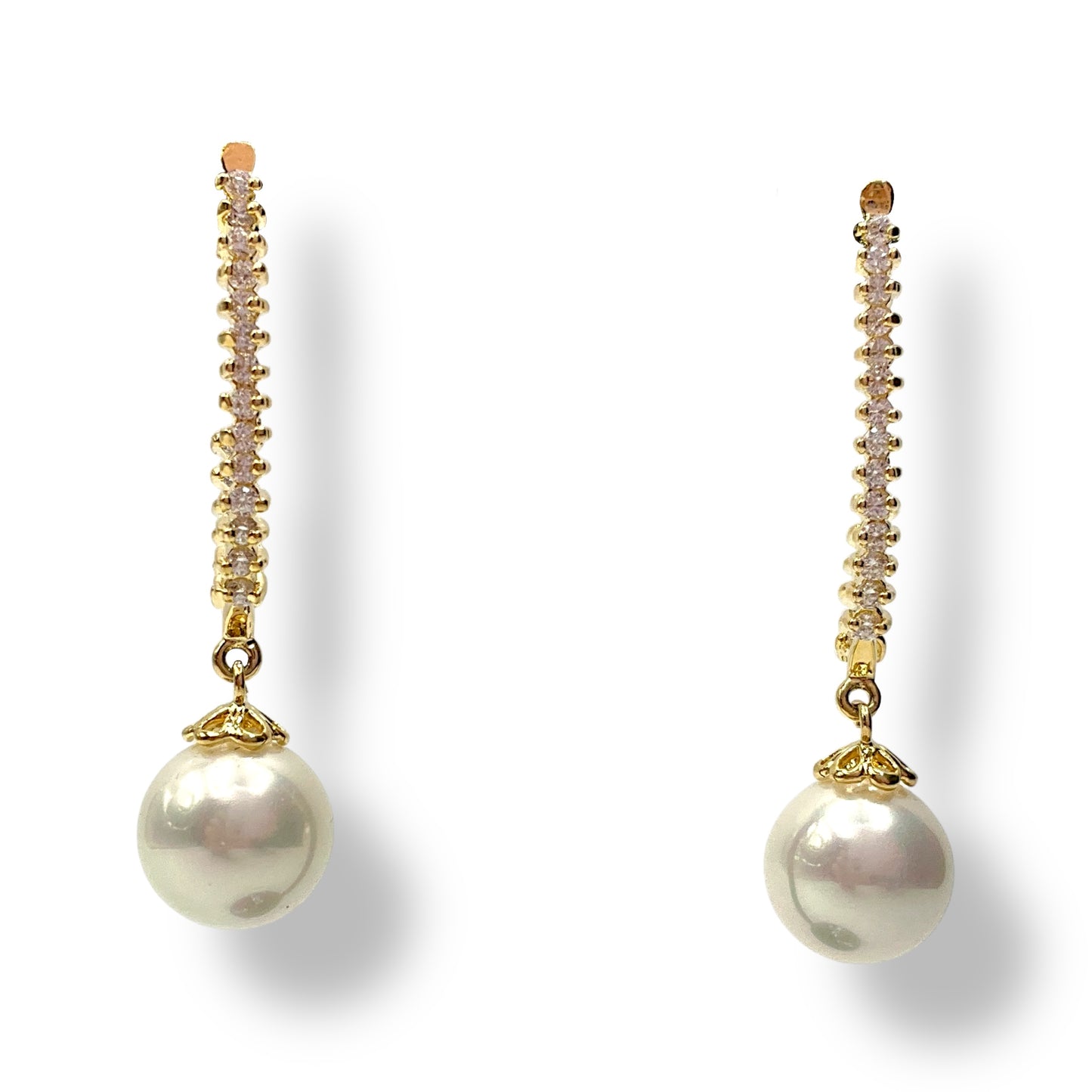 Orecchini Pendenti Donna Cristalli e Perle Ottaviani Bijoux - 490346