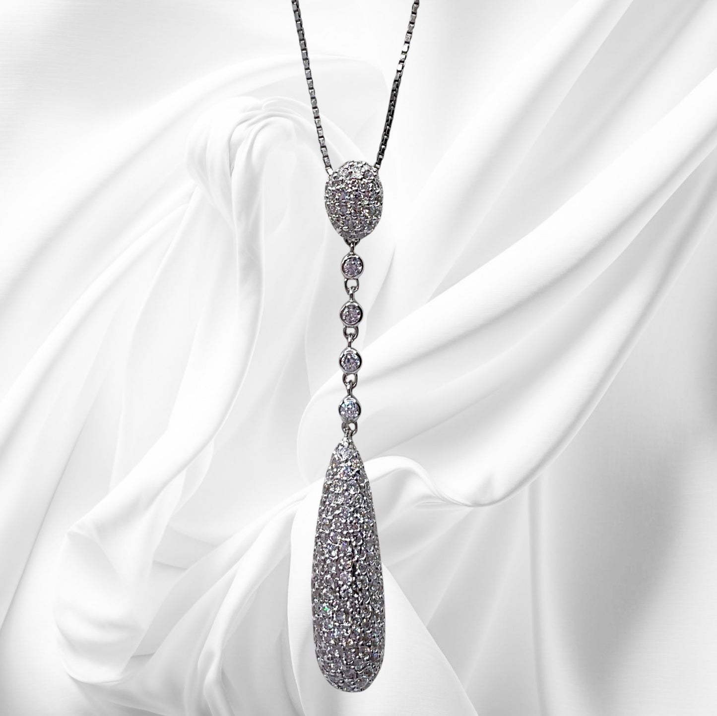 Collana Donna Goccia di Zirconi Ottaviani Bijoux - 48268