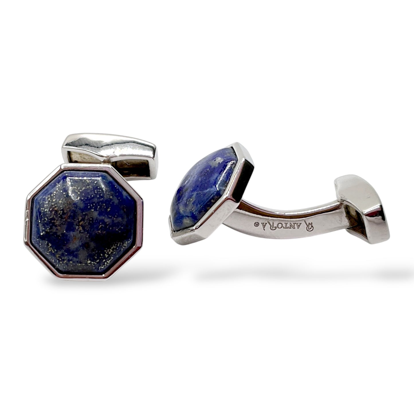 Gemelli Ottagonali Argento e Lapis Antorà - 588