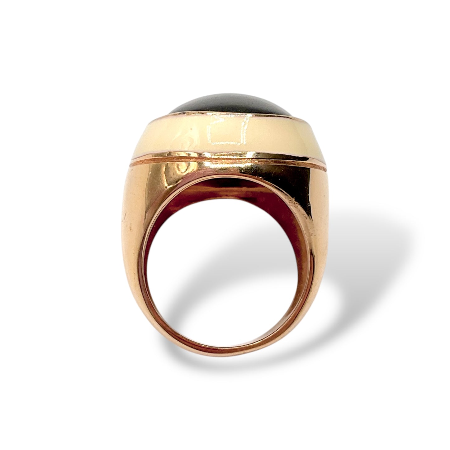 Anello Donna con Ametista Ovale e Smalto - Lucos Preziosi
