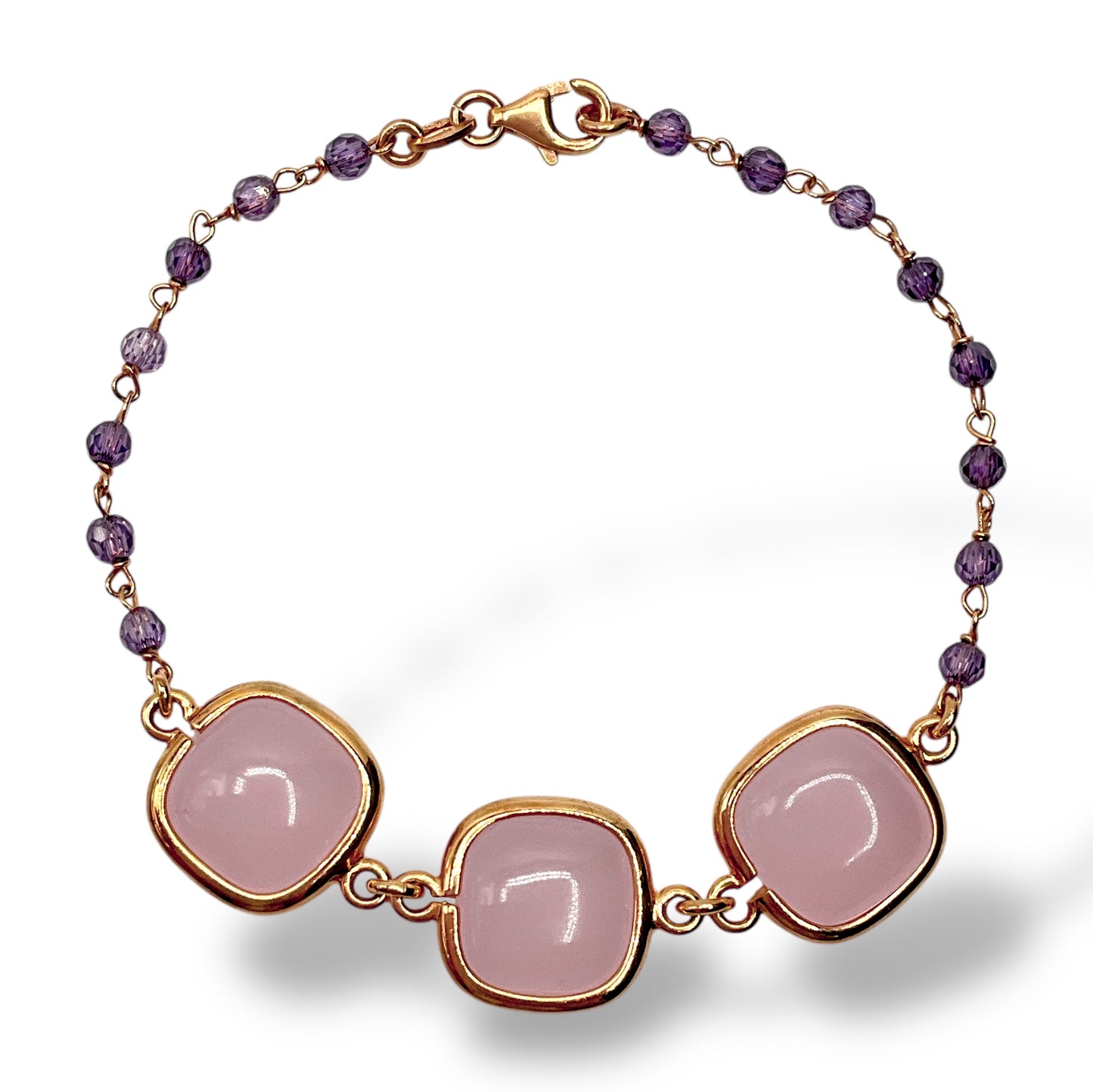Bracciale Donna con Quarzi e Cristalli - Lucos Preziosi
